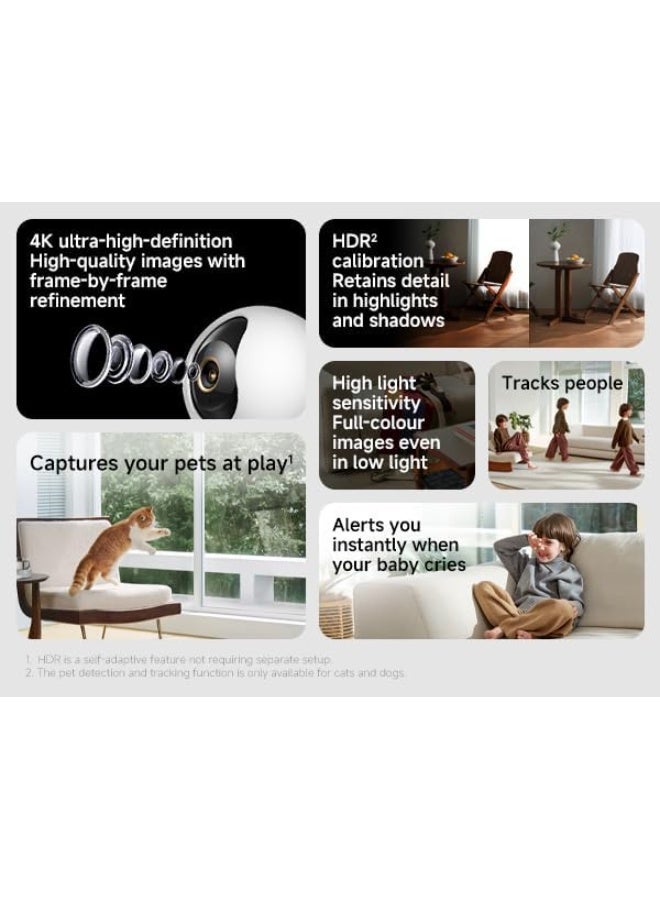 Mii Smart Camera C701 | 8MP 4K HDR | Baby Crying Detection | Pet Tracking | Fire Detection | Physical Lens Shield - Image 3